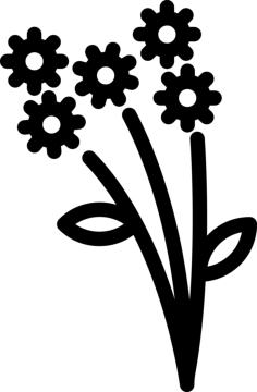 Bouquet Of Daisys Sketch Style Svg Vector, Free Vectors File